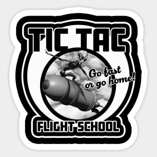 Tic Tac Flight School Sticker